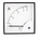 HOBUT D96SD Analogue Panel Ammeter 0/5A Direct Connected AC, 92mm x 92mm Moving Iron