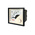 RS PRO Analogue Panel Ammeter 40 (Input)A AC, 45mm x 45mm, 1 % Moving Iron