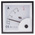 RS PRO Analogue Panel Ammeter 40A AC, 68mm x 68mm, ±1.5 % Moving Iron