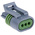 Delphi, Metri-Pack 150.2 Pull-To-Seat Automotive Connector Socket 3 Way, Crimp Termination