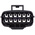 TE Connectivity, Econoseal J Mk II+ Automotive Connector Socket 12 Way