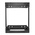 12U Server Rack With Steel 2-Post Frame in Black