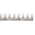 RS PRO White Slotted Flexible Panel Trunking - Flexible Slot, W20 mm x D20mm, L0.5m, Polypropylene