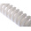 RS PRO White Slotted Flexible Panel Trunking - Flexible Slot, W30 mm x D30mm, L0.5m, Polypropylene