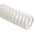 RS PRO White Slotted Flexible Panel Trunking - Flexible Slot, W40 mm x D40mm, L0.5m, Polypropylene