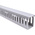 RS PRO Grey Slotted Panel Trunking - Open Slot, W40 mm x D60mm, L1m, PVC