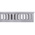 RS PRO Grey Slotted Panel Trunking - Open Slot, W40 mm x D60mm, L1m, PVC