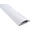 RS PRO Grey Floor Trunking - Closed Slot, W50 mm x D9.8mm, L1m, Aluminium Alloy (Lid), PVC (Base)