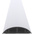 RS PRO Grey Floor Trunking - Closed Slot, W70 mm x D16mm, L1m, Aluminium Alloy (Lid), PVC (Base)