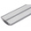 RS PRO Grey Floor Trunking - Closed Slot, W70 mm x D16mm, L1m, Aluminium Alloy (Lid), PVC (Base)