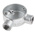 RS PRO Angle Box, Conduit Fitting, 20mm Nominal Size, Steel