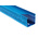 RS PRO Blue Slotted Panel Trunking - Open Slot, W60 mm x D60mm, L2m, PVC