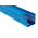 RS PRO Blue Slotted Panel Trunking - Open Slot, W60 mm x D100mm, L2m, PVC