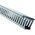 RS PRO Grey Slotted Panel Trunking - Open Slot, W25 mm x D37.5mm, L2m, PVC