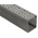 HellermannTyton HTWD-PN Grey Slotted Panel Trunking - Open Slot, W80 mm x D100mm, L2m, PVC