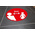 RS PRO Vinyl Social Distancing 2m Apart Floor Sign, Self-Adhesive 400mm