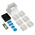 Schneider Electric PP White Power Pole Trunking - Closed Slot, W100 mm x D85mm, L3.6m, Aluminium