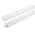 Hager Standard Grey Slotted Flexible Panel Trunking - Flexible Slot, W23 mm x D21mm, L0.5m, Polyamide