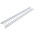Hager Standard Grey Slotted Flexible Panel Trunking - Flexible Slot, W11 mm x D15mm, L250mm, Polyamide