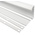 Schneider Electric Mita White Dado Trunking - Closed Slot, W150 mm x D52mm, L3m, uPVC