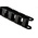 Igus 10, e-chain Black Cable Chain - Flexible Slot, W36 mm x D23mm, L1m, 38 mm Min. Bend Radius, Igumid G