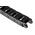 Igus 200, e-chain Black Cable Chain - Flexible Slot, W54 mm x D35mm, L1m, 75 mm Min. Bend Radius, Igumid G