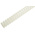 HellermannTyton HTC White Slotted Flexible Panel Trunking - Flexible Slot, W30 mm x D30mm, L0.5m, Plastic