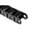 Igus 10, e-chain Black Cable Chain - Flexible Slot, W36 mm x D23mm, L1m, 48 mm Min. Bend Radius, Igumid G