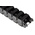 Igus 17, e-chain Black Cable Chain - Flexible Slot, W48.5 mm x D39mm, L1m, 63 mm Min. Bend Radius, Igumid G