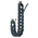 Igus E14, e-chain Black Cable Chain - Flexible Slot, W37 mm x D25mm, L1m, 100 mm Min. Bend Radius, Igumid NB