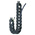 Igus E200, e-chain Black Cable Chain - Flexible Slot, W94.4 mm x D35mm, L1m, 100 mm Min. Bend Radius, Igumid NB
