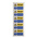 RS PRO Black/Blue/White/Yellow Vinyl Safety Labels, Danger Isolated Before Removing Cover-Text 40 mm x 60mm