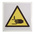 RS PRO Black/Yellow/White Vinyl Safety Labels, Symbol-Text 100 mm x 100mm