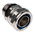 Adaptaflex Swivel, Conduit Fitting, 20mm Nominal Size, M20, Brass, Silver