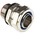 Adaptaflex Swivel, Conduit Fitting, 25mm Nominal Size, M25, Brass, Silver