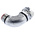 Adaptaflex 90° Elbow, Conduit Fitting, 20mm Nominal Size, M20, Brass, Silver