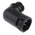 PMA 90° Elbow, Conduit Fitting, 20mm Nominal Size, M20, PA 6, Black