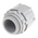 RS PRO Straight, Conduit Fitting, 25mm Nominal Size, M25, Nylon 66, Grey