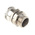 Adaptaflex Swivel, Conduit Fitting, 20mm Nominal Size, M20, Brass, Silver
