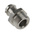 Kopex Straight, Conduit Fitting, 12mm Nominal Size, PG9, 316 Stainless Steel, Metallic