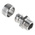 Kopex Straight, Conduit Fitting, 16mm Nominal Size, M16, 316 Stainless Steel, Metallic
