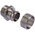 Kopex Straight, Conduit Fitting, 20mm Nominal Size, M20, 316 Stainless Steel, Metallic