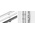 RS PRO, Conduit Fitting, Galvanised Steel, Black
