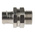 Adaptaflex Swivel, Conduit Fitting, 16mm Nominal Size, M16, Brass, Silver