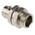Adaptaflex Swivel, Conduit Fitting, 16mm Nominal Size, M16, Brass, Silver