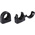 Adaptaflex Conduit Clip, Conduit Fitting, 16mm Nominal Size, Nylon 66, Black