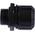 Adaptaflex Straight, Conduit Fitting, 16mm Nominal Size, PG11, Nylon 66, Black