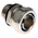 Adaptaflex Swivel, Conduit Fitting, 25mm Nominal Size, M25, Brass, Silver