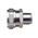Adaptaflex Swivel, Conduit Fitting, 25mm Nominal Size, M25, Brass, Silver