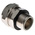 Adaptaflex Swivel, Conduit Fitting, 25mm Nominal Size, M25, Brass, Silver